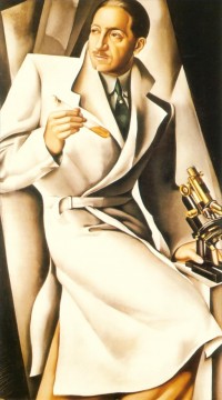 ブーカール博士の肖像画 1929年 現代のタマラ・デ・レンピッカ Oil Paintings